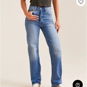 Levi’s Ribcage Straight Classic Blue Women's Jeans Size 27 Inseam 32